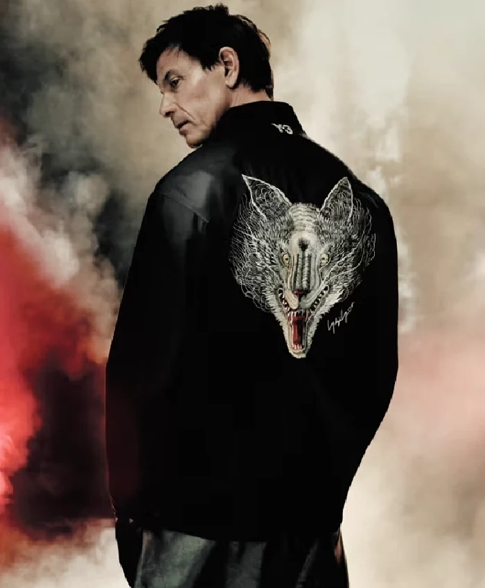 Toto Wolff 2026 Y 3 Mercedes F1 Black Aviator Jacket