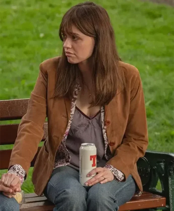 Toxic Town S01 Aimee Lou Wood Brown Blazer