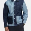 Tracker S02 Denim Colorblock Jacket