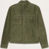 Tracker S02 Michael Rady Green Trucker Jacket
