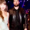 Travis Kelce 2026 IHeartRadio Music Award Black Leather Jacket