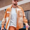 Travis Kelce Chiefs Orange Jacket