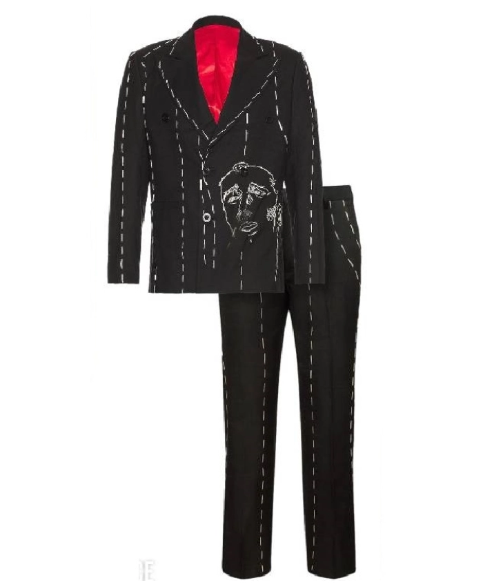 Travis Kelce Chiefs Star Custom Suit - Image 2