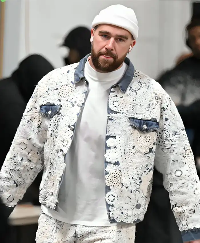 Travis Kelce Poetic Lust Denim Jacket