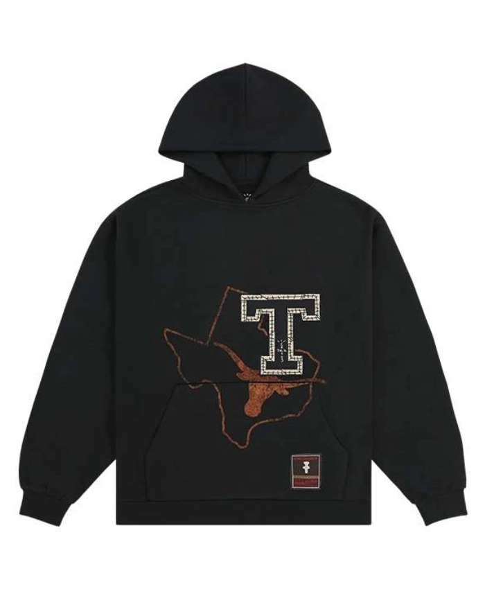 Travis Scott Cactus Jack University Of Texas Hoodie Black