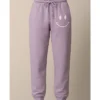 Trendy Smiley Face Graphic Purple Tracksuit Trouser For Men And Women