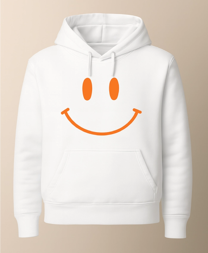 Trendy Smiley Face Graphic Tracksuit Hoodie For Men And Women