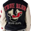 True Religion Black Varsity Jacket