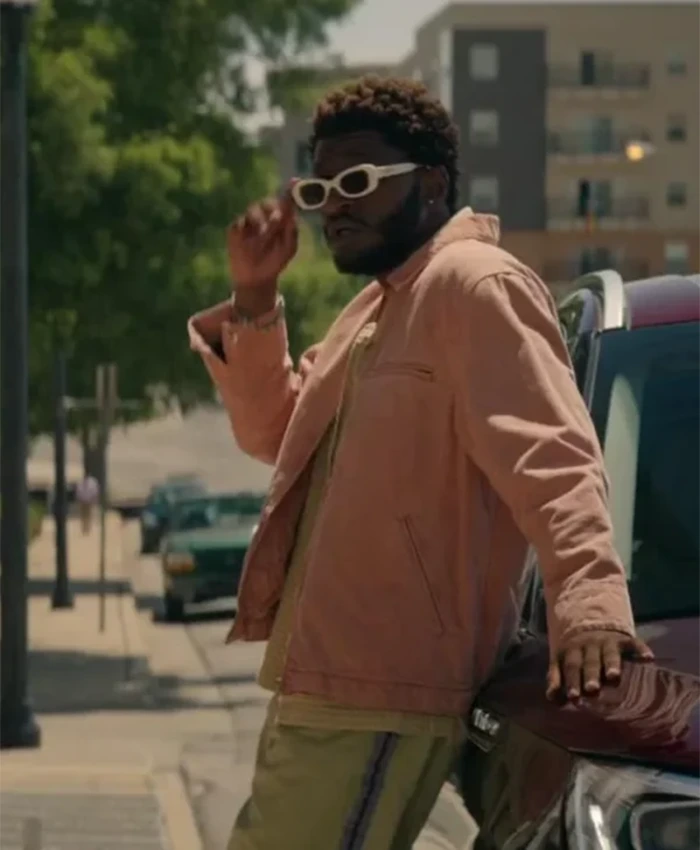 Tulsa King Jay Will Pink Zipper Jacket