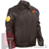 Tv Series Ahsoka 2023 Wren Natasha Liu Bordizzo Brown Leather Jacket