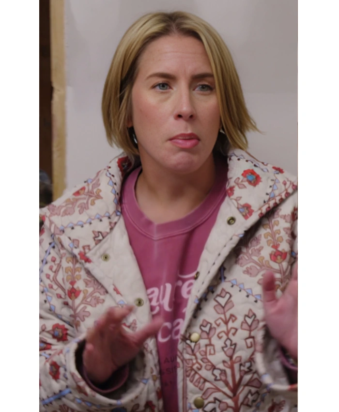 Erin Napier Home Town S10 Floral Quilted Jacket