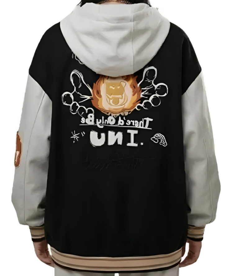 Alternative view of Twice JC University Varsity Jacket
