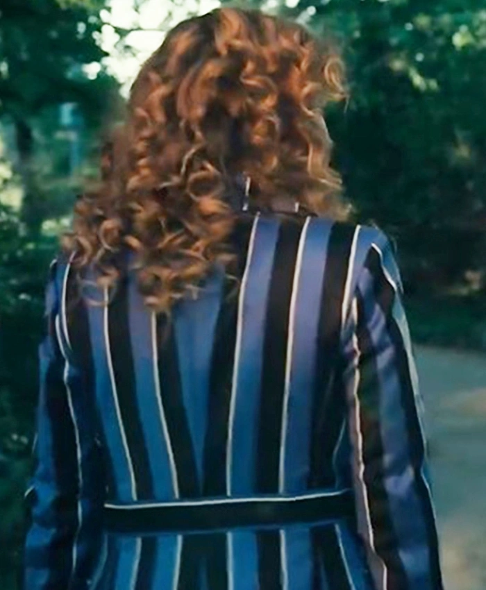 Twila Hasbeck Ponies S01 Blue And Black Striped Blazer