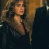 Twila Ponies Haley Lu Richardson Black Shearling Leather Jacket