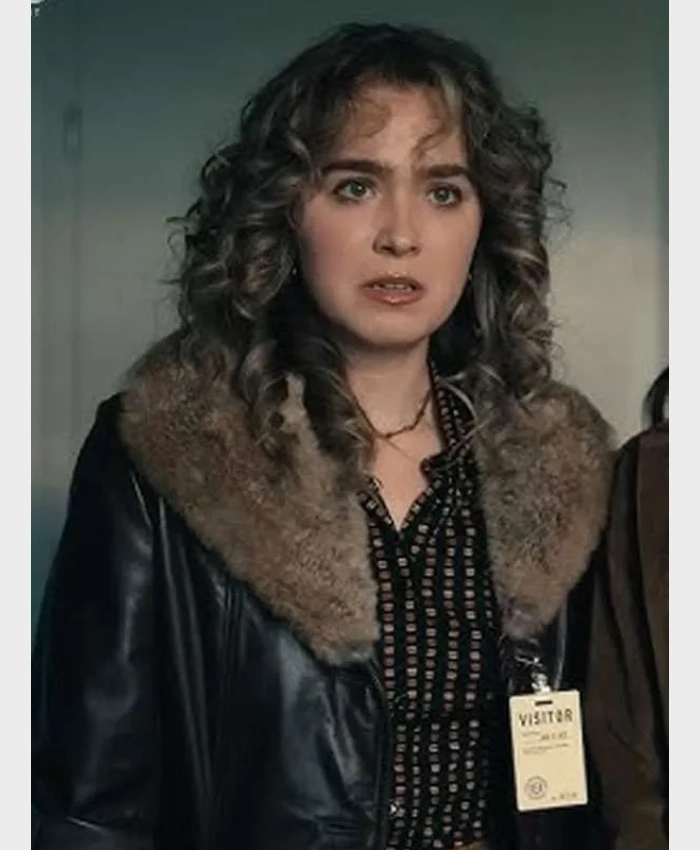 Twila Ponies Haley Lu Richardson Shearling Black Leather Jacket