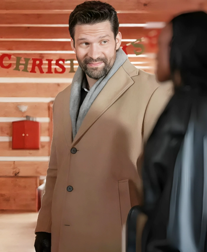 Tyler Perrys Finding Joy Colton Aaron OConnell Beige Coat