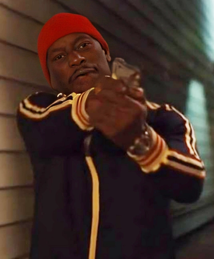 Tyrese Gibson Oscar Shaw Navy Blue Tracksuit