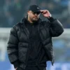 UEFA Champions League Vincent Kompany Puffer Black Jacket