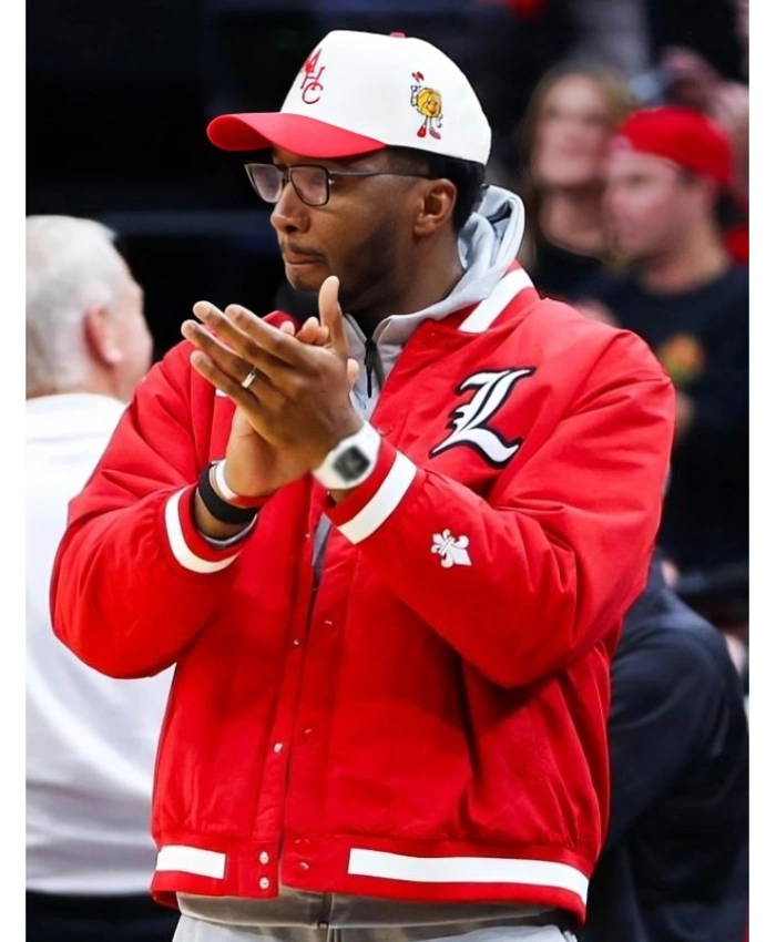 UK Vs Uof Gameday Donovan Mitchell Louisville Red Jacket