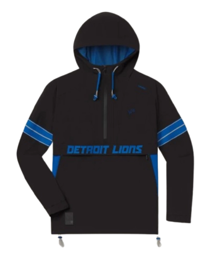 UNRL X Detroit Lions LTD. DWR Black Track Jacket
