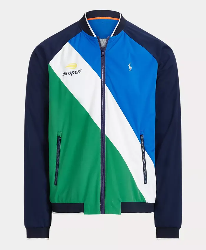 US Open Tennis Vintage Bomber Jacket