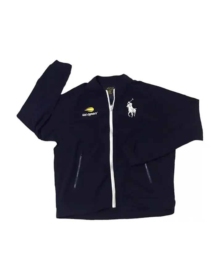 US Open Tennis Zip Up Black Jacket
