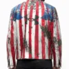 Under Armour x 424 American Flag Leather Jacket Men