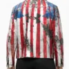 Under Armour x 424 American Flag Leather Jacket Women