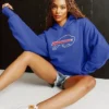 Unisex Buffalo Bills Never Stop Oversized Navy Blue Hoodie