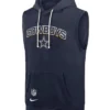 Unisex Dallas Cowboys Sleeveless Navy Blue Pullover Hoodie