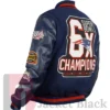 Unisex New England Patriots 6X Super Bowl Champions Navy Blue Varsity Jacket