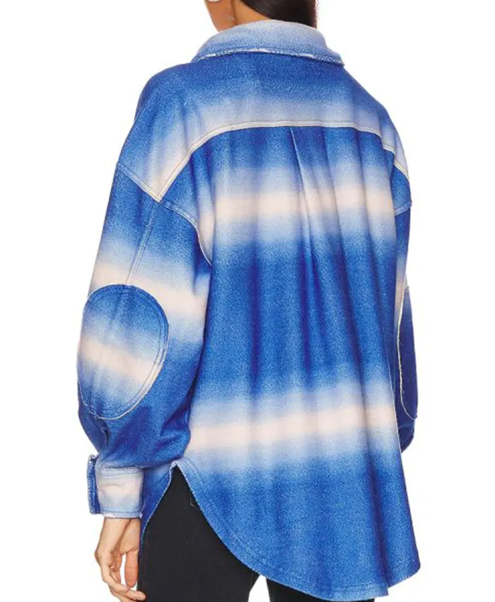 Unsellable Houses S07 Leslie Davis Tie Dye Blue And White Jacket