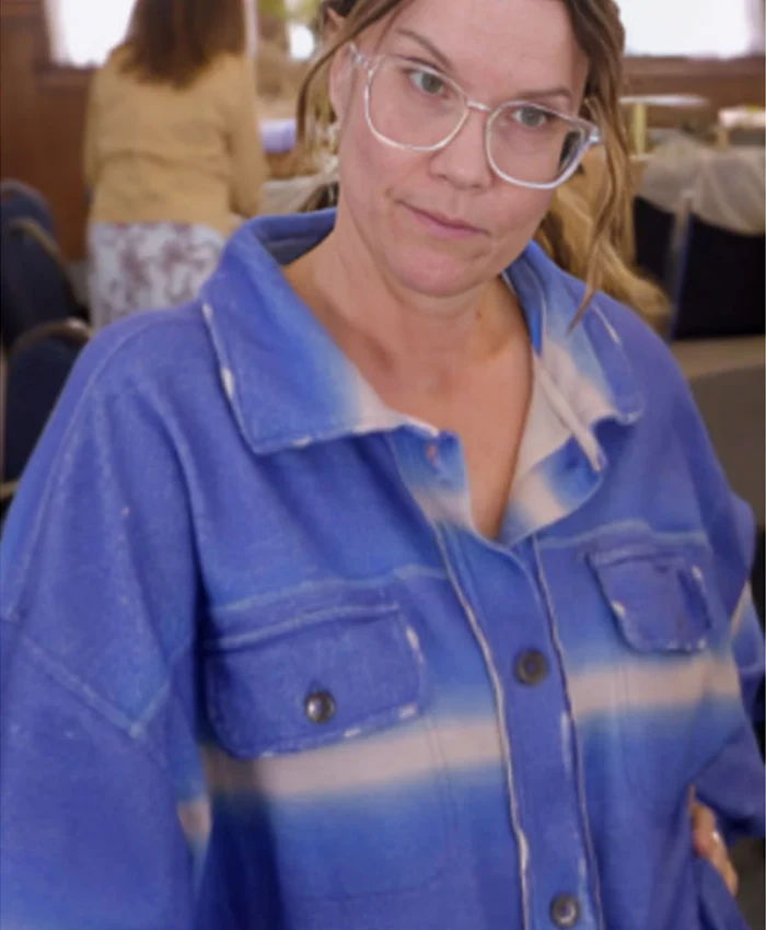 Unsellable Houses S07 Leslie Davis Tie Dye Jacket