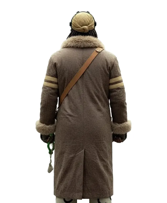 Usopp TV Series One Piece S02 Jacob Romero Wool Shearling Coat 1