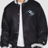Utah Mammoth Full Snap Black Starter Varsity Jacket