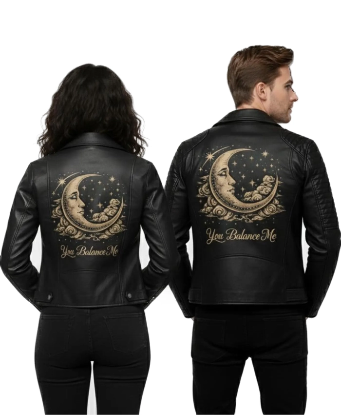 Valentine Couples Leather Jacket