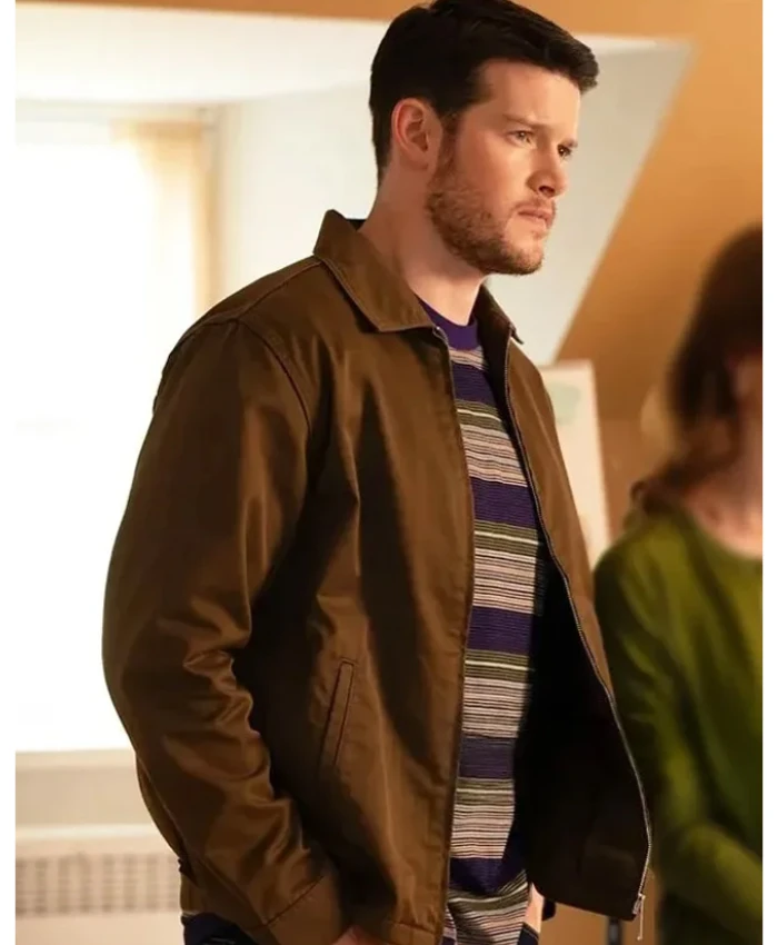 Van Markus Brilliant Minds 2025 Alex MacNicoll Brown Cotton Jacket