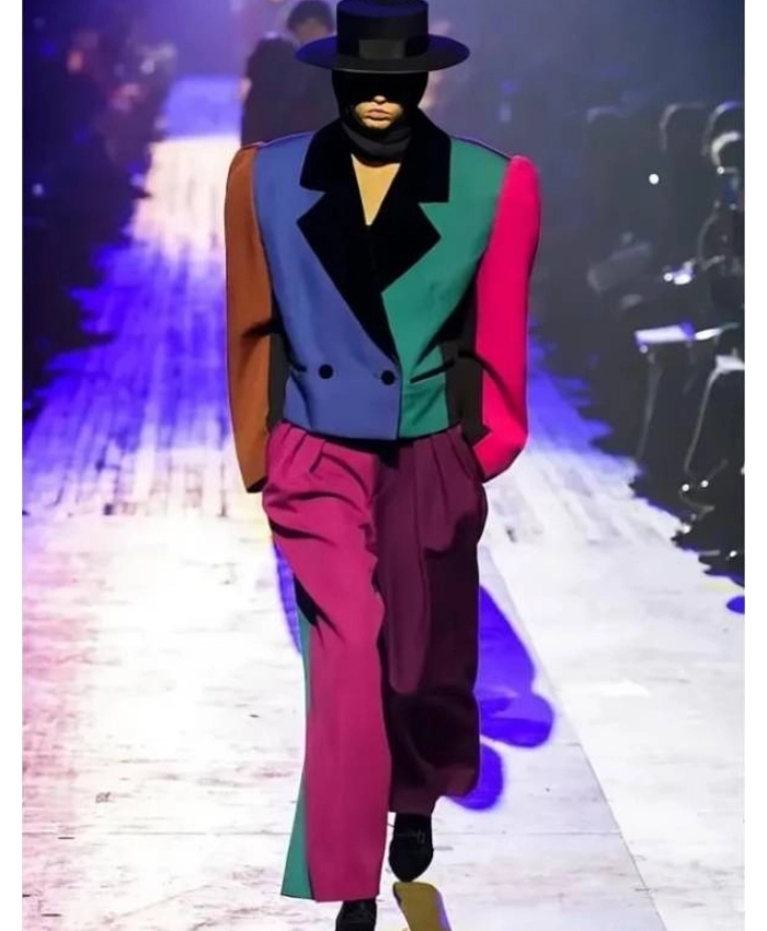 Zendaya Coleman Oversized Color Block Suit