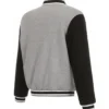 Varsity Detroit Lions Wool Grey And Black Jacket