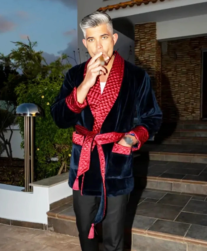 Velvet Smoking Jacket Robe