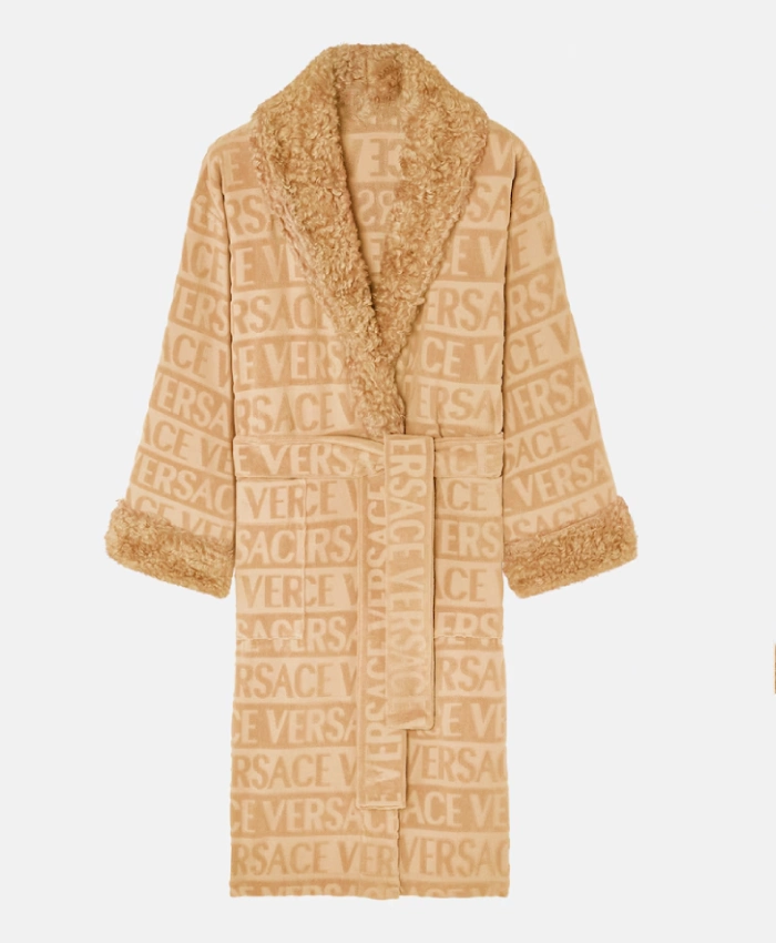Versace Allover Fur Robe