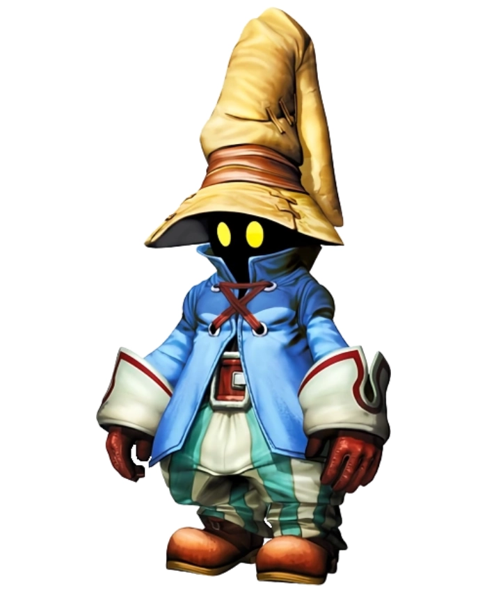 Video Game Final Fantasy 9 Character Vivi Ornitier Mage Style Blue Coat