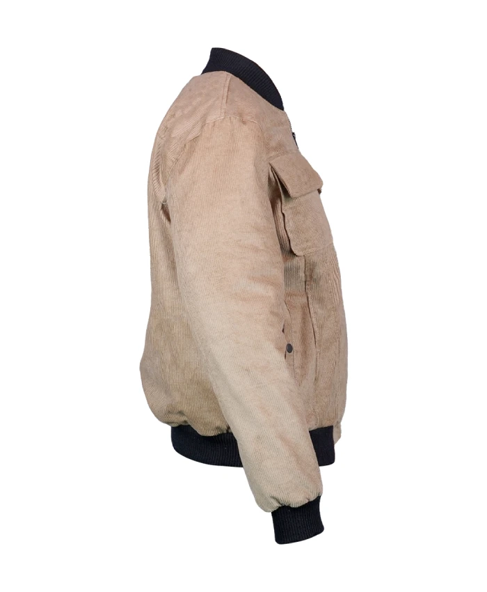 Spider-Man 2 Miles Morales Brown Corduroy Jacket - Image 6