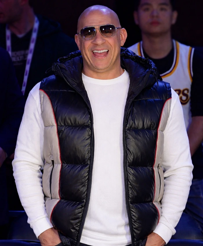 Vin Diesel 2026 NBA All Star Game Puffer Vest