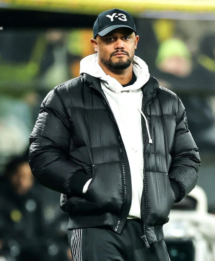 Vincent Kompany Black Puffer Jacket