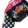 Vintage 90s NASCAR Black Coca Cola 600 Race Cropped Jacket Sale