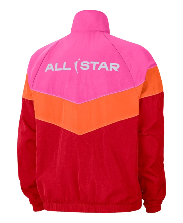 WNBA All Star Game Nike Womens Red Full Zip Windrunner Jacket For Men and Women