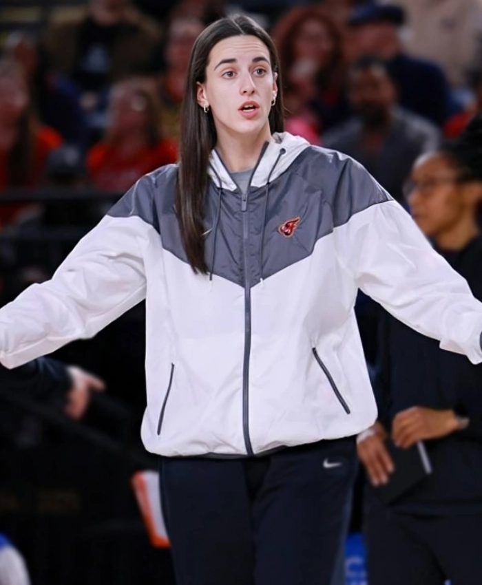 WNBA Playoffs Game Three Semifinals 2025 Aces Vs Fever Caitlin Clark Windrunner Jacket