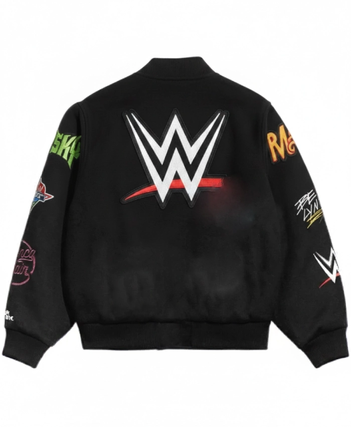 Alternative view of WWE 2026 Superstar Varsity Jacket