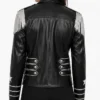 WWE Bret Hart The Hitman Black Leather Jacket Women